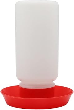 Poultry Feeder and Waterer 1L Chicken Feeder Drinker Food Dispenser Livestock Trough Water Tools for Chick Hen Duck Quail Waterer