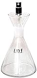 Botella para vinagre imf Aceitera Vinagrera Cónica con Dosificador Spray, Glass, Multicolor, 250 ml