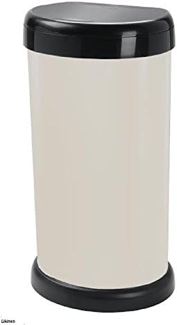 Cream Touch Top Kitchen Bin - 42L - Moda Bin With Lift Up Lid