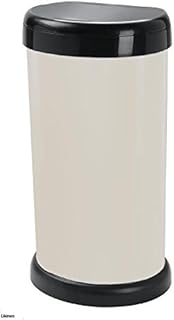 Cream Touch Top Kitchen Bin - 42L - Moda Bin With Lift Up Lid