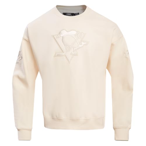 Sudadera Pro Standard NHL con hombros caídos de vellón gris M para hombre