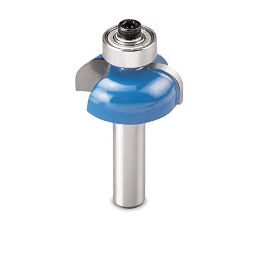 kwb HM Hollow Hub Cutter Professional (per legno, 25,7 mm, R = 6.35mm, albero da 8 mm, taglio di base a base di base, con cuscinetto a sfere di avviamento, adatto per tutte le solite fresatura a mano) blu / grigio kwb HM Hollow Hub Cutter Professional (per legno, 25,7 mm, R = 6.35mm, albero da 8 mm, taglio di base a base di base, con cuscinetto a sfere di avviamento, adatto per tutte le solite fresatura a mano) blu / grigio