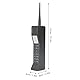 Tonysa Vintage-Telefon-Ornament, 80er-90er-Jahre-Telefon-Requisiten, Handy-Ornament, Simulations-Requisiten, Foto-Requisiten, Telefonmodell, Retro-Handy-Ornament (Black)