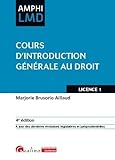 introduction au droit civil coutumier kanak  Cours d\'introduction générale au droit: À jour des dernières évolutions législatives et jurisprudentielles