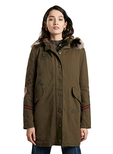 Desigual Chaq_Lisboa Parka, Verde, M Donna
