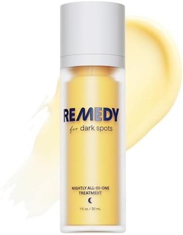 Remedy for Dark Spots | Advanced Night Treatment with Retinol & Kojic Acid | For Discoloration and Uneven Tones | With Glutathione, Niacinamide, Mandelic Acid | By Dermatologist Dr. Shah, 1 fl. oz