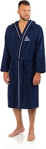 Cressi Sport Bathrobe Albornoz con Capucha, Unisex Adulto, Azul, S