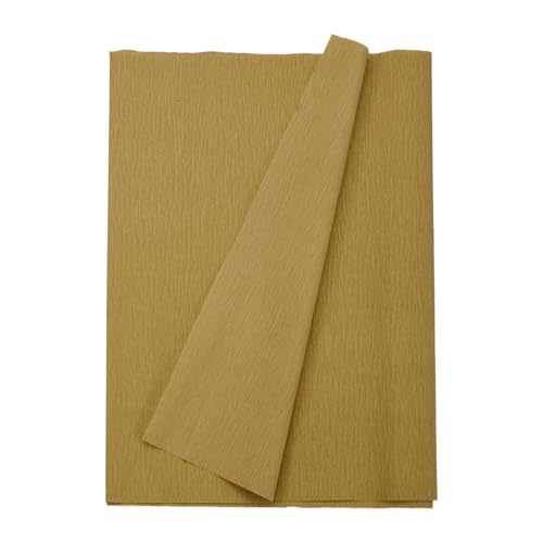 Image of MECCANIXITY Crepe Paper Roll 8.2ft Long 13 Inch Wide for Wedding Ceremony Various Large Festivals Decoration, Brown
