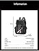 Black Leather Backpack School College Bookbag Laptop Backpack business travel Multifunctional backpack (Black 1)