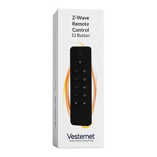 Vesternet Z-Wave Remote Control - 26 Different Scenes - works with Home Assistant, Domoticz, Smartthings, Hubitat - 12 Button
