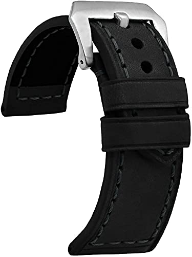 Bracelet montre 24 mm bleu toile anti transpirant et solide
