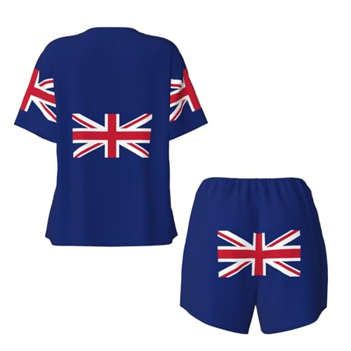 Conjunto de pijama con bandera británica y manga corta perfecto para un detalle cómodo 7