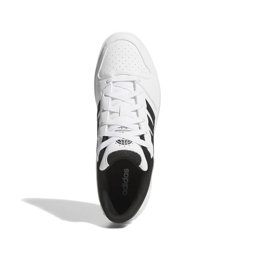adidas Herren Hoops Classic Shoes, FTWR White/core Black/Orbit Grey, 44 2/3 EU – Ansicht 2