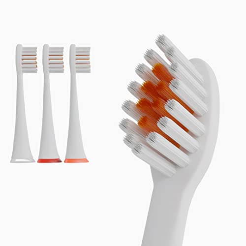 ZAHNHELD® Bürstenkopf Basic Kids | 3 Ersatzbürsten | Mittelharte Wechselköpfe Für Gero Schallzahnbürste | Geeignet für Kinderzähne | Weiß Cover