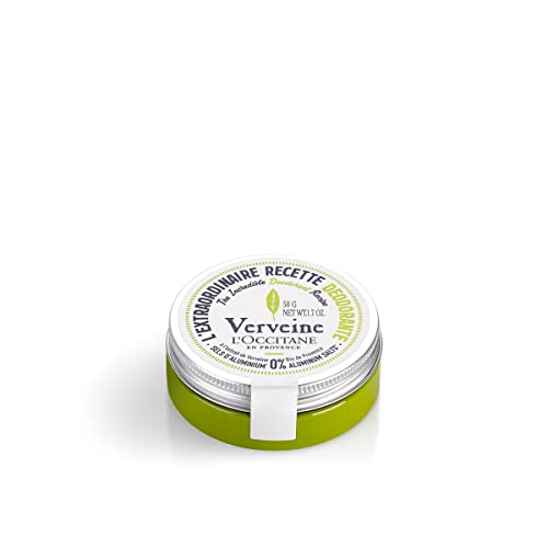 L'OCCITANE - Baume Déodorant Verveine - 50 g - Fabriqué en France (Lot de 2)
