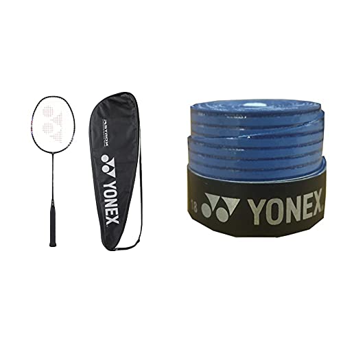 Image of YONEX Astrox Lite 21I Rubber Badminton Racquet (G4, 77 Grams, 30 Lbs Tension)& Et 903, Multicolor