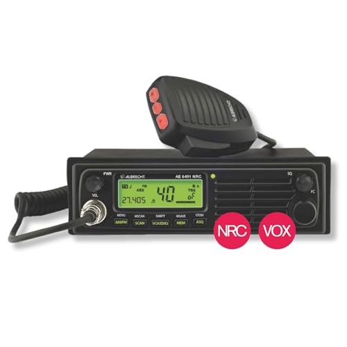 Albrecht Ae 6491 NRC Radio CB de Coche Ae 6491 NRC, CC, 188 mm, 137 mm, 57 mm, LCD, Radio CB de Coche