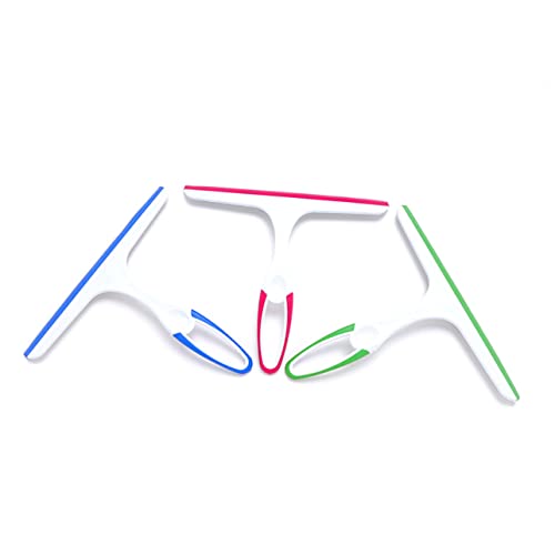 TINEASUR 3piezas Limpiador De Vidrio TPR Raspador De Limpiacristales para Baño Unidades Resistente Al Calor Frío