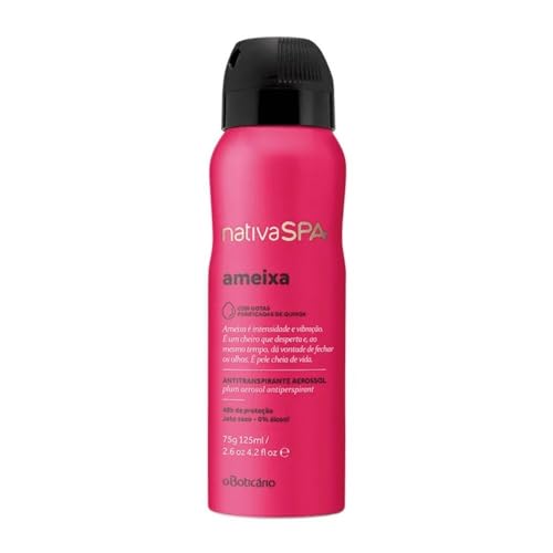 O BOTICARIO NATIVA SPA AMEIXA DES ANTITRANSPIRANTE 75g 125ml