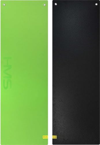 Tapis de fitness HMS MFK03 vert pour entraînement de gymnastique