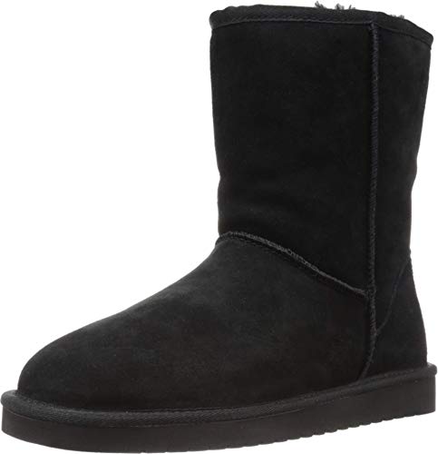 Koolaburra by UGG womens Koola Short Fashion Boot, Black, 7 Wide US