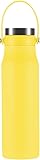 Cao Isolierflasche, 0,70 l, Erwachsene, Unisex, Gelb, H 26 cm x 7,4 x 6,2 cm
