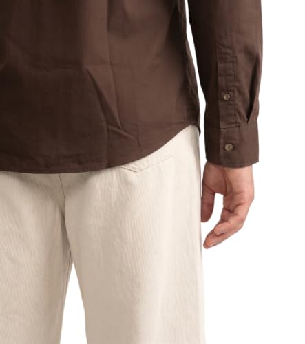 Image of Amazon Brand - INKAST Men Solid Cotton Shirt | Casual Wear | Basic Essential Plain Everyday & Office Wear | Full Sleeve | Regular Fit