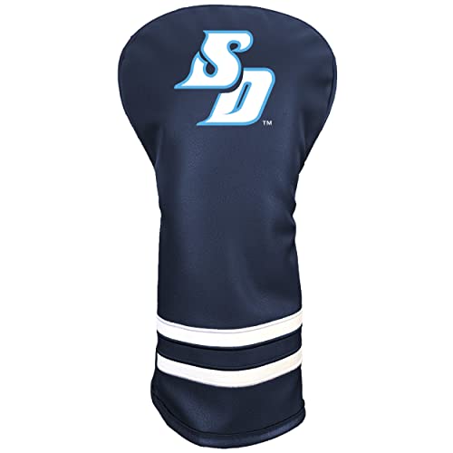 Team Golf NCAA SAN Diego Vintage Driver Headcover - Printed Team Golf NCAA Vintage Driver Golf Club Headcover, Form Fitting Design, Retro Design with Fleece Lining for Extra Club Protection