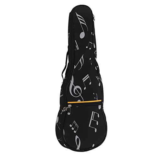 Bolsa para Ukulele, 53 cm, capa para Ukulele Soprano, bolsa para shows de ukulele impermeável de tec