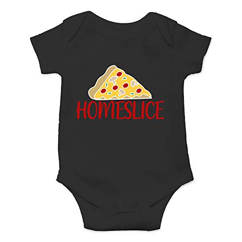 CBTwear Homeslice Pizza - Funny Pizza Lover Outfit - Cute Infant One-Piece Baby Bodysuit