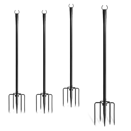 Poste para luces de cuerda para decorar veladas en el porche
