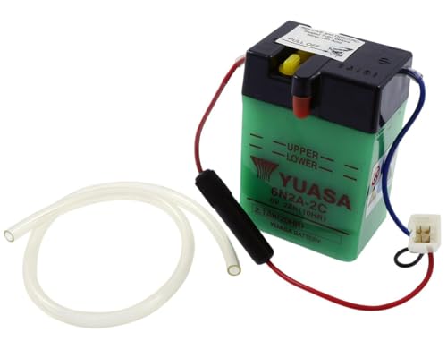 Batterie YUASA 6N2A-2C-3 de qualité supérieure pour restauration de moto d'époque