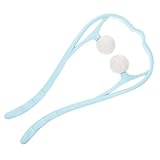 Yardenfun Handliches Nackenmassagegerät Manuell mit Ergonomischem Griff Praktisches Massagegerät zur Linderung von Nacken Schulterschmerzen Tragbar für Unterwegs und Bürogebrauch