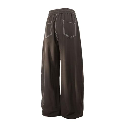 Men's Casual Loose Fit Sweatpants Elastic Waist Drawstring Wide Leg Comfortable Summer Pants with Multiple2