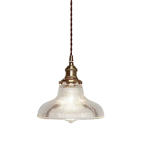 Lampe à suspension E27 de chevet plafonnier verre salon