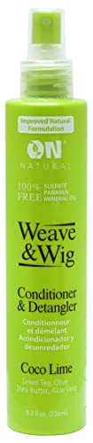 On Natural Premium Oil-Free Weave & Wig Spray Coco Lime 8 fl oz ON Organic Natural Premium Oil-Free Weave & Wig Spray Coco Lime 8 fl oz