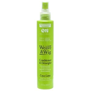 Premium Oil-Free Weave & Wig Spray Coco Lime 8 fl oz ON Organic Natural Premium Oil-Free Weave & Wig Spray Coco Lime 8 fl oz