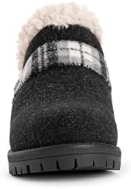 MUK LUKS Women's Norway Bergen Clog Shoes, Black, 11 | Image 1