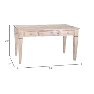 Renovators Supply Solid Wood Computer Desk Unfinished Pine Mission Computer Desk Kit
