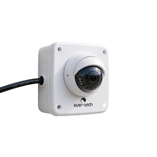 Ever-tech ET-JBID44 Indoor CCTV Junction Box 4x4 Inch, High-Strength PVC Enclosure with Secure Cover and Easy Cable Management, White-image-36