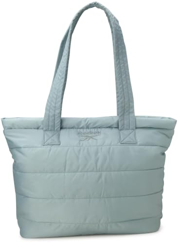 Image of Reebok Womens Tote Bag - Lightweight Carry On Puffer Quilted Tote Bag for Travel Work Travel and Daily Essentials