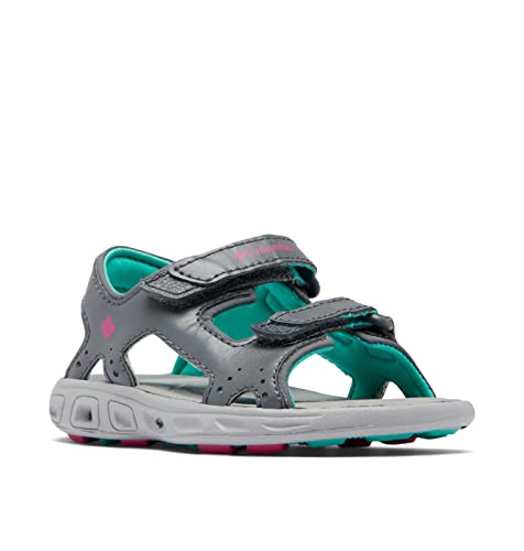 Columbia Unisex Child Techsun Vent Sport Sandal, Graphite/Haute Pink, 4 Toddler Us #TOP1