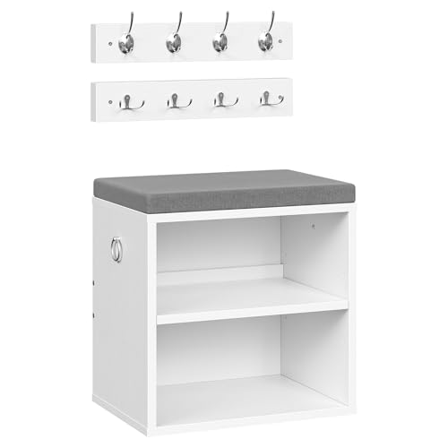 HOOBRO HOOBRO Shoe Storage Bench with Cushion, Entryway Bench