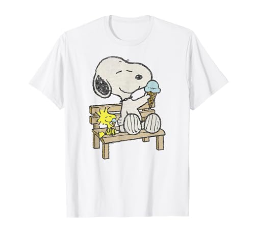 Peanuts - Snoopy Woodstock Bench T-Shirt