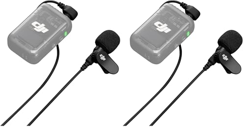DJI Micro-Cravate, Compatible avec DJIMic 2, Mic (Lot de 2)