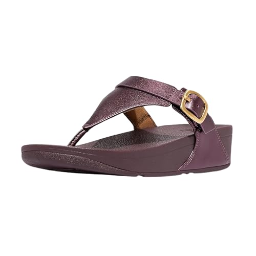 Image of FitFlop Lulu Leather Toe Post Sandals