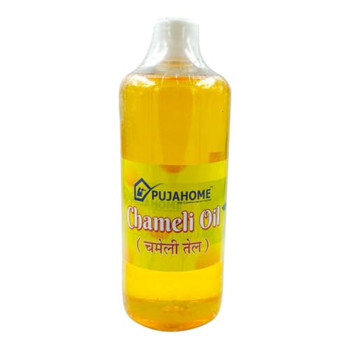 Image of Chameli Oil for Pooja- (500 ml) | Jasmine Fragrance | Chameli Pooja Oil For Hanuman Ji Chola & Diya, Aarti, Akhand Deepak, Jyot | Hindu Festival, Mandir, Temple & Religious Ritual Use