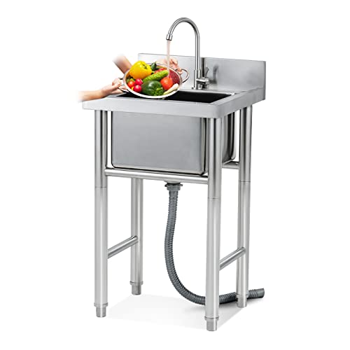 Station d'évier de cuisine avec robinet design durable