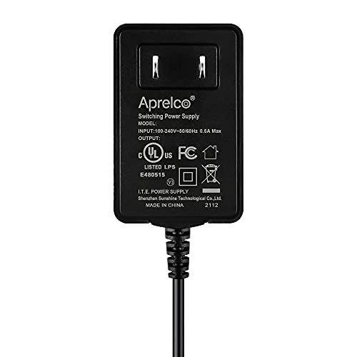 Aprelco Ul Listed Ac-Dc Adapter Charger Replacement For Escali 136Kp 136Dk & Aqua A115B A115S Alimento Pro Kitchen Scale Switching Transformer Power Supply Cord Mains Psu Ac110-240V #TOP3