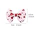Valentine’s Day Hair Bow Hair Clip Women Girls Red Heart Hair Bow Pink Bowknot Hair Clip Baby Toddler Valentines Day Hair Accessory Hairpin Barrettes ZFJ58 (Light Pink)